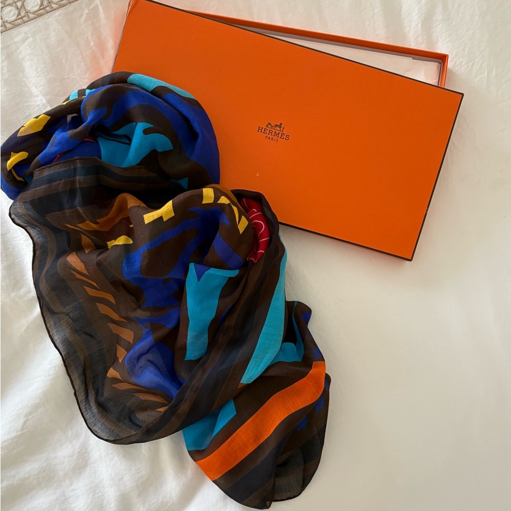 Hermès Cotton Silk Wrap